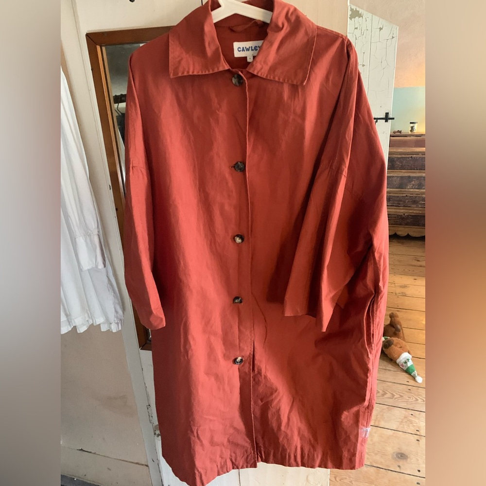CAWLEY STUDIO Faro Oilskin Mac Coat - Picture 4 of 4